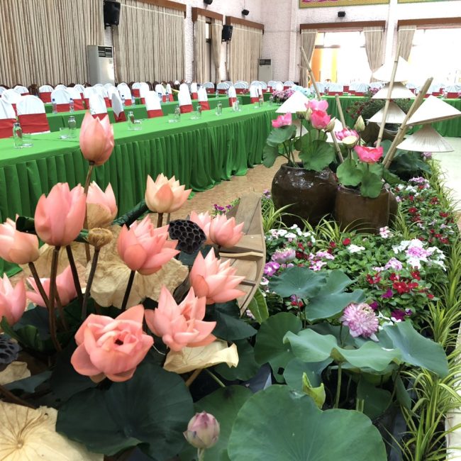 Trang trí hội trường sự kiện tại Đồng Tháp