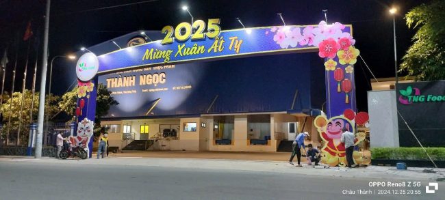 Thi công cổng chào sự kiện tại Đồng Tháp