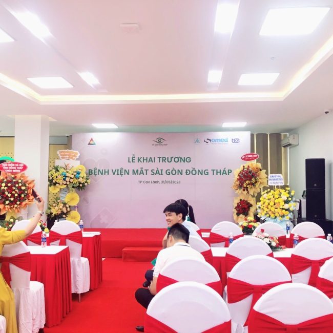 cho thuê bàn ghế sự kiện tại Cao Lãnh