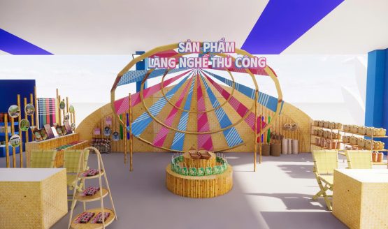 Thiết kế phối cảnh 3d gian hàng trưng bày Thiết kế phối cảnh 3d gian hàng trưng bày